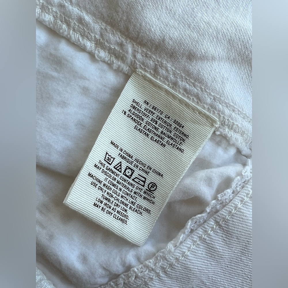 Anthropologie Pilcro and the Letterpress white eyelet denim jacket - Picture 8 of 9